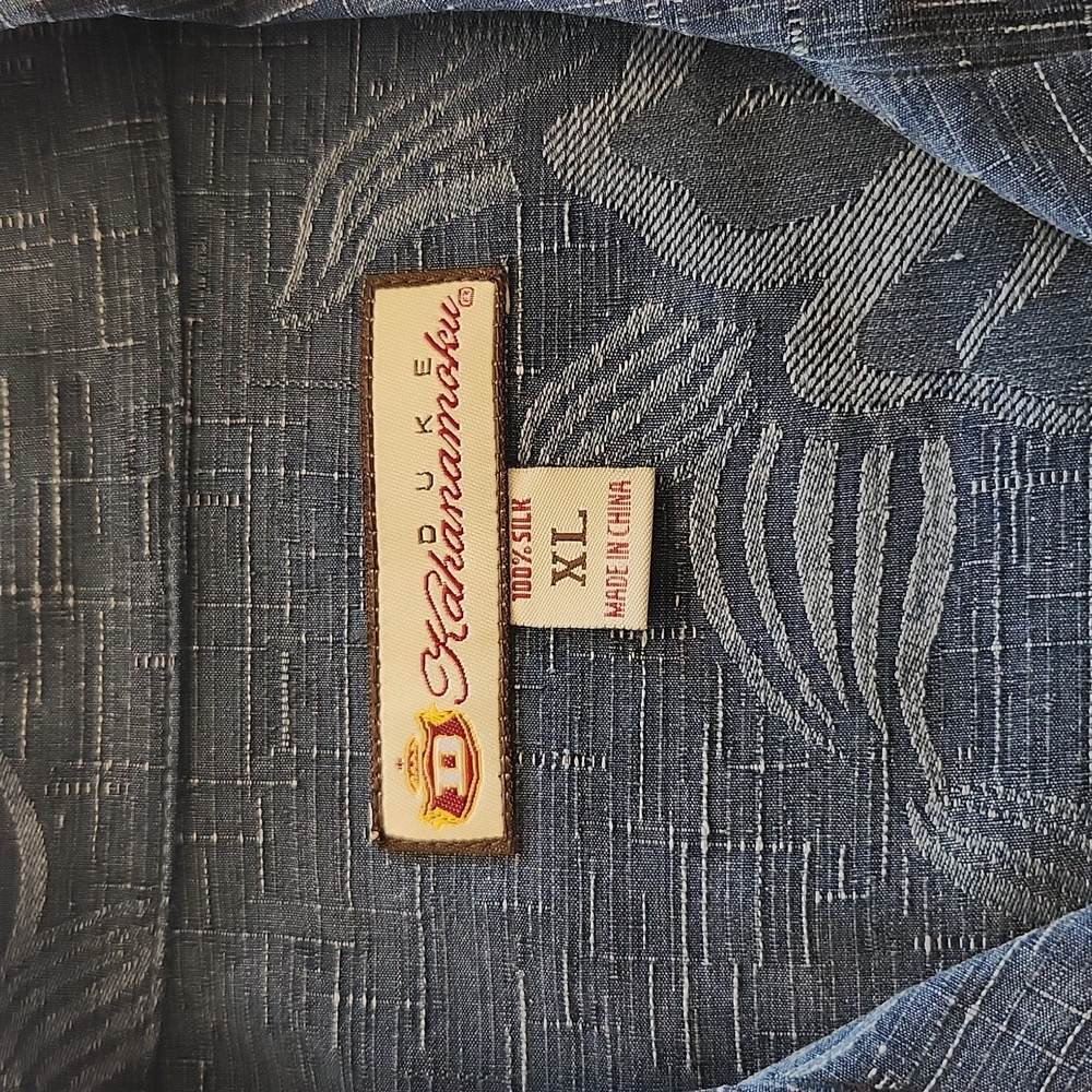 Duke Kahanamoku XL Blue Shirt - Picture 3 of 6